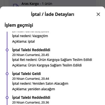 FLO Ayakkabı N11 Ve FLO Sipariş İptal Talebini Kasıtlı Olarak Yapmama