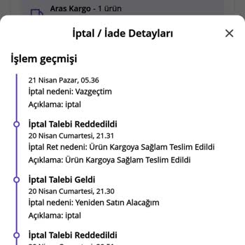 FLO Ayakkabı N11 Ve FLO Sipariş İptal Talebini Kasıtlı Olarak Yapmama