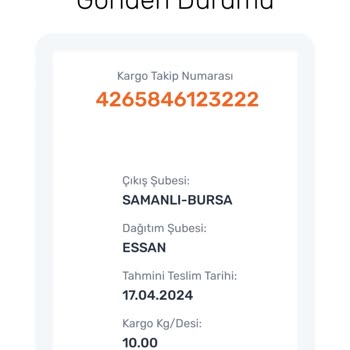 Trendyol Aras Kargo, Takip Numarasını Girdiğimde Kargonun Çıkmaması