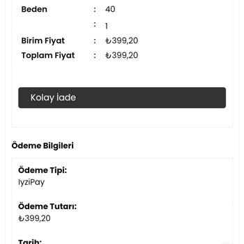 Meqlife Fashion Teslim Edilmeyen Sipariş