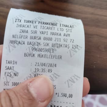 Bursa Zara Mağazasına Yakışmayan Hareketler.