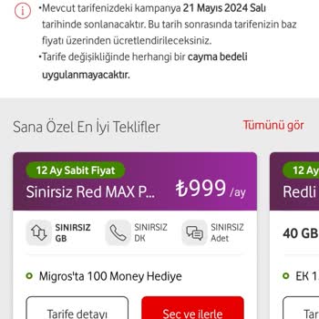Vodafone Fahiş Fiyat Uygulaması