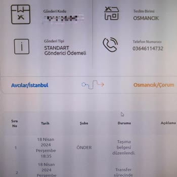 Yurtiçi Kargo Çorum Osmancık Şubesinden Yaşadığım Mağduriyet