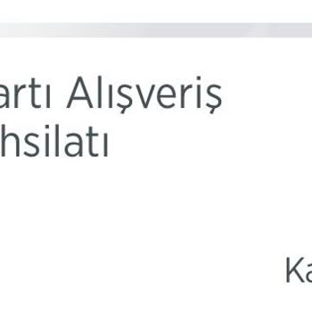 Ziraat Bankası, Banka Kartı Alışveriş Borcu Tahsilatı!