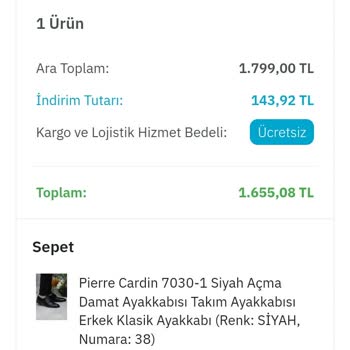 Pierre Cardin Ayakkabı EPTTAvm'de Kaybolan Kargom Ve Yaşadığım Mağduriyet