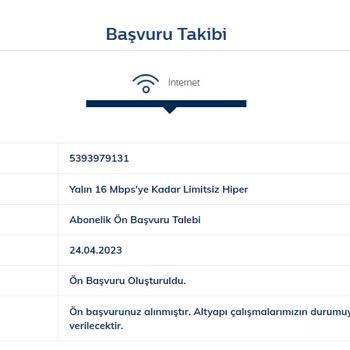 TTNET Altyapı Başvuru