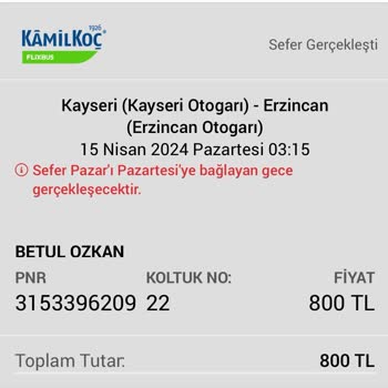 Kayıp Sefer Ve İptal Edilmeyen Bilet: Kamil Koç Deneyimim