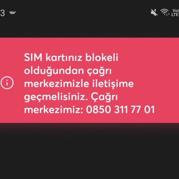 İninal Kart Sim Kart Bloke