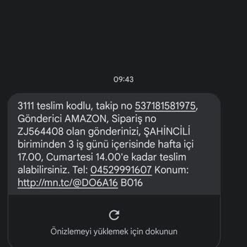 MNG Kargo Şubeden Teslim Sorunu