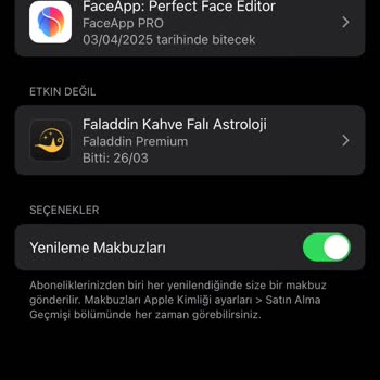Faceapp Üyeliğimin İptal Olmasına Rağmen Faturama 650 TL Yansıttı!