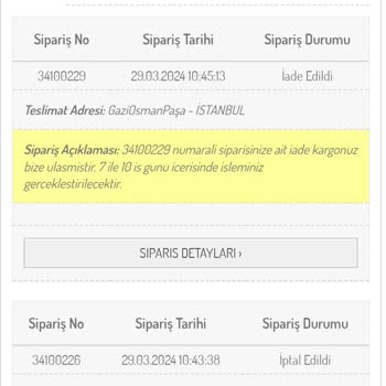 Sefamerve İade İşlemim Gerçekleşmiyor Ve Müşteri Hizmetlerine Bağlanamıyorum