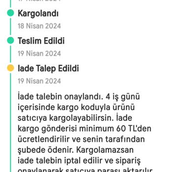 Dolap Uygulaması Kırık Gelen Ürün İçin Alıcıyı Korumuyor.