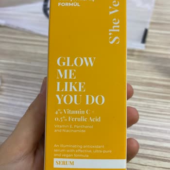 SHE Vec Markasına Ait C Vitamin Serumu Bozuk Çıktı