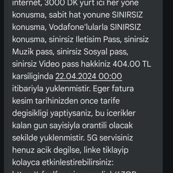 Vodafone "zorla", "rızam Haricinde" Tarifemi Değiştirdi!
