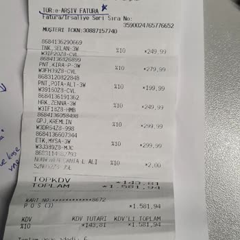 LCW Şubesinin  Fatura Vermemesi