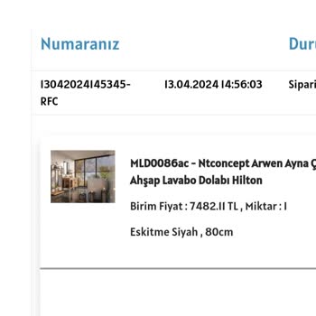 NT Concept NT Consept Ürün İadesi Kabul Etmiyor