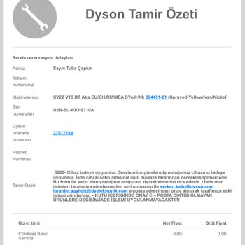 Media Markt Ücret İadesi Sorunu / Dyson Kararını Uygulamaması