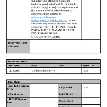 Media Markt Ücret İadesi Sorunu / Dyson Kararını Uygulamaması
