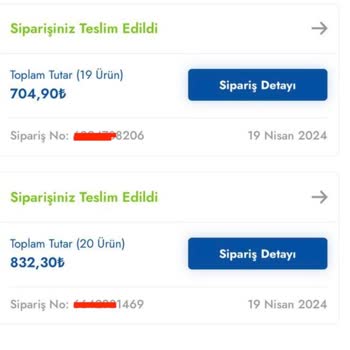 Cepte Şok Teslim Edildi Gözüken Ancak Teslim Edilmeyen Sipariş!