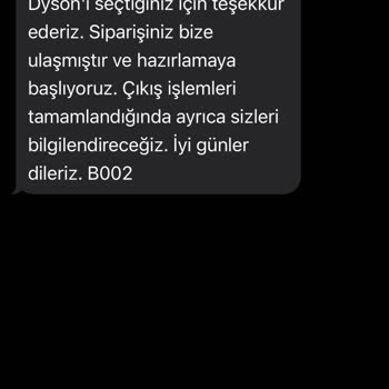 Dyson Airwrap Sipariş Problemi
