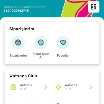 Watsons Club Puan Eksi Görünmesi