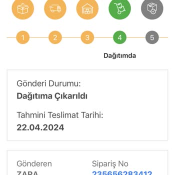 Bir Günde Kargo 9 Nisandan İtibaren Teslim Edilmeyen Sipariş...