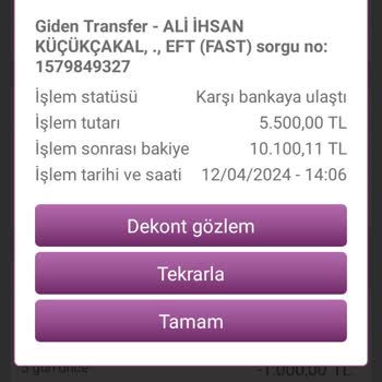 Sahibinden Muhasebe Sorumlusu Departmanı Ücret İadesi Yapılmadı