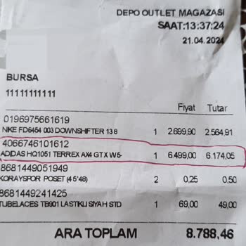 Koray Spor'un Fahiş Fiyat Satışı Ve İade Almaması