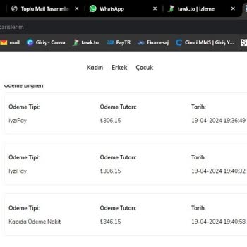 Riccon Online Ödeme Yapılan Sipariş Kapıda Ödeme Gönderip 2DEFA Para Alıyor