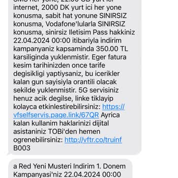 Vodafone Müşteri Hizmetleri Mağduru