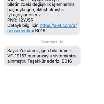 AJet (Anadolu Jet) Uçuş Bileti İptali Ve Eksik İade Şikayeti