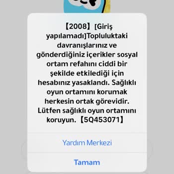 WePlay Hesabım Kalıcı Ban Yedi