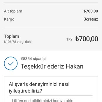 Şölen Çikolata Teslim Edilmeyen Sipariş!