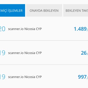 Scannero Paramı Habersiz Çekti