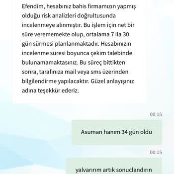 Betist Hesap İncelenmesi Bitmedi