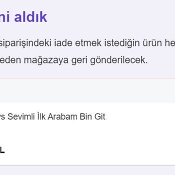 N11 Uygulaması İade Problemi