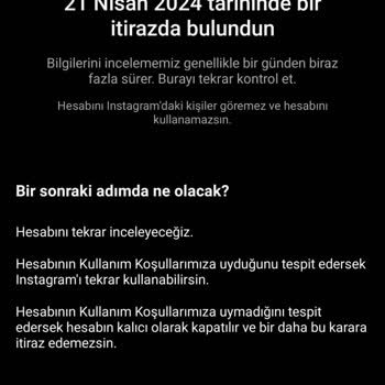 Instagram Hesabım Bir Anda Askıya Alındı