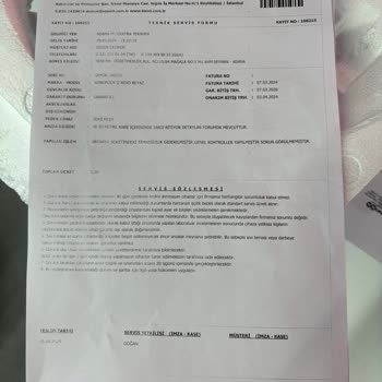 Teknosa Yetkili Servisi Ürünü İzinsiz Tamir Etti