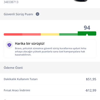 Getir Araç Haksız Ceza Kesintisi