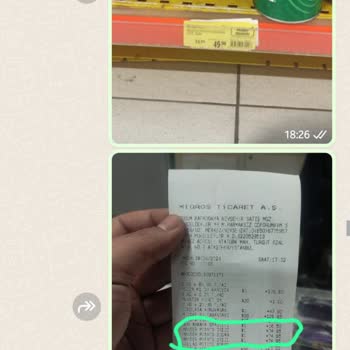 Migros Kasa İle Etiket Uyumsuzluğu