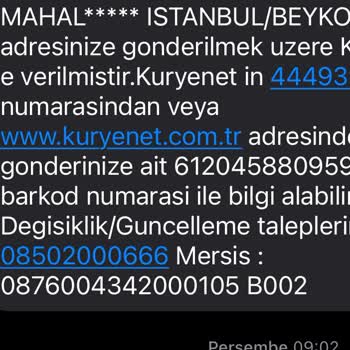Kuryenet Kartımı Teslim Etmiyor