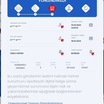Aras Kargo Alıcı Adresi Dağıtım Alanı Dışında Diye Teslimat Yapmadı.