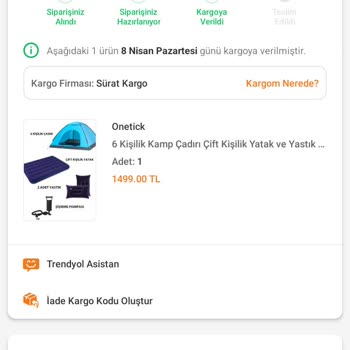 MultiMarketim Siparişim 20 Gündür Gelmedi