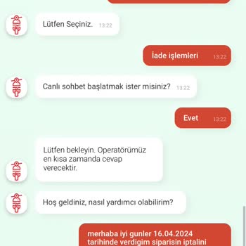Tıkla Gelsin Canlı Destek Ve Sbarro Şikayet