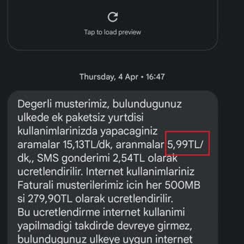 Vodafone Açıklanamayan Ya Da Sitesinde Yazılmayan Tarife Yansıtılması