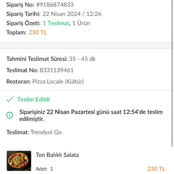 Pizza Locale Den Salata Aldım Böcek Çıktı
