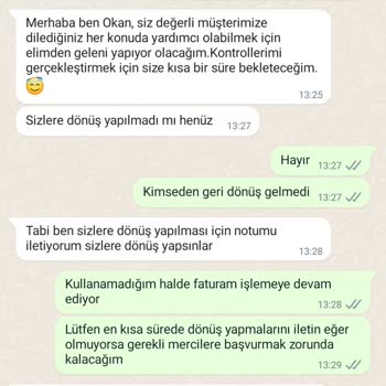 Millenicom İnternet Hizmeti İlgisizliği Ve Ücretlendirme