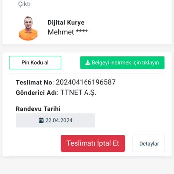 Dijital Kurye Umursamazlığı Belirtilen Randevu Tarihine Uymama