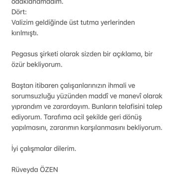 Pegasus Havayolları Genel Müdürlüğüne