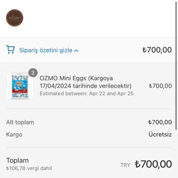 Şölen Boutique Solen Boutique Siparişim